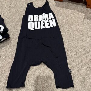 nununu Black Drama Queen Kids One Piece
